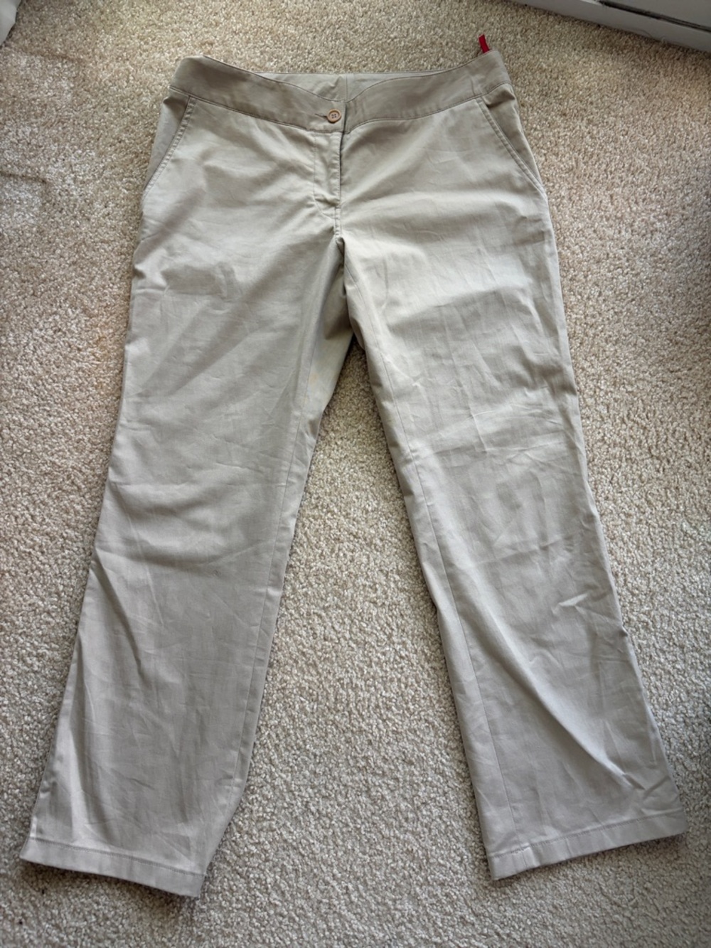 Prada women Chinos in Light Beige 48